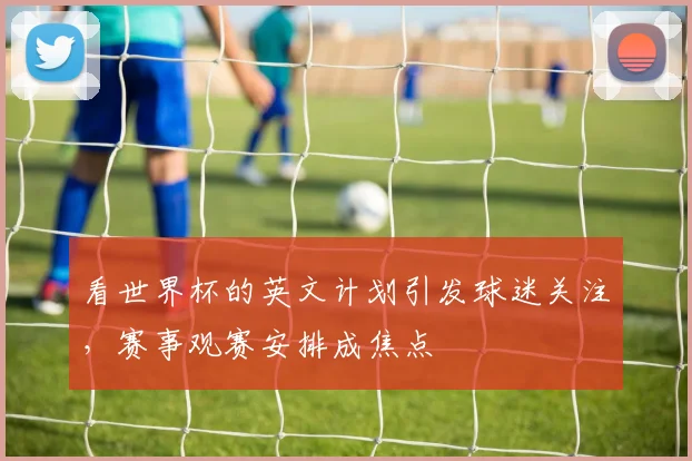看世界杯的英文计划引发球迷关注,赛事观赛安排成焦点